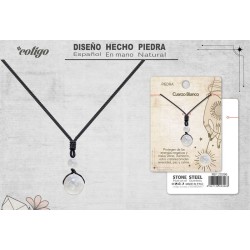 Colgante De Cuarzo Blanco De Bola 14 mm